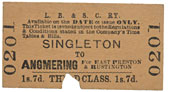 Rail Ticket, Lot 666, in Paddington Ticket Auction