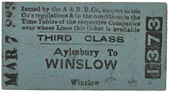 Lot 2 Rail Ticket in Paddington Ticket Auction Sale 506